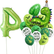 Decorazione di compleanno palloni dinosauro 23 pezzi dinosauro 4 anni giungla 4° compleanno bambino festa decorazione pallone per boschi di animali festa