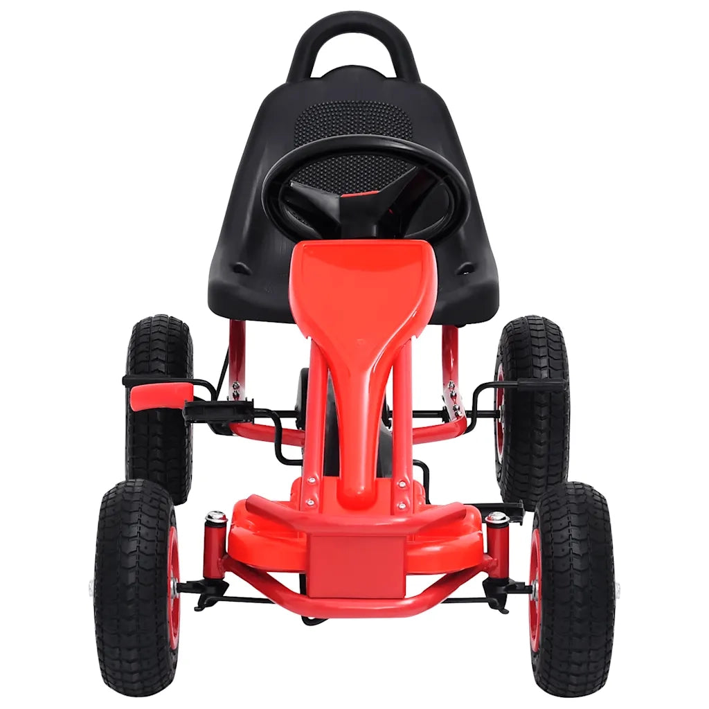 Go Kart a Pedali con Pneumatici Rosso CFW9260259