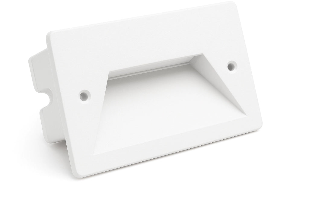 Faretto segnapassi da incasso bianco per esterno IP65 3W LED integrato luce calda, naturale o fredda Colore della luce: Luce fredda