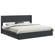 Letto da camera | Struttura del letto con stoccaggio e testata 3 pcs
