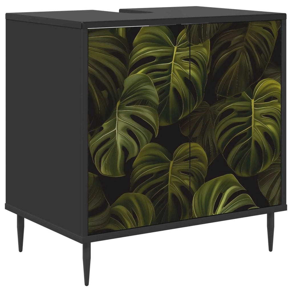 Mobile da Bagno ELBURG Rovere Nero 60 x 40 x 61 cm 8007413