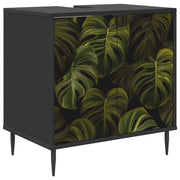 Mobile da Bagno ELBURG Rovere Nero 60 x 40 x 61 cm 8007413