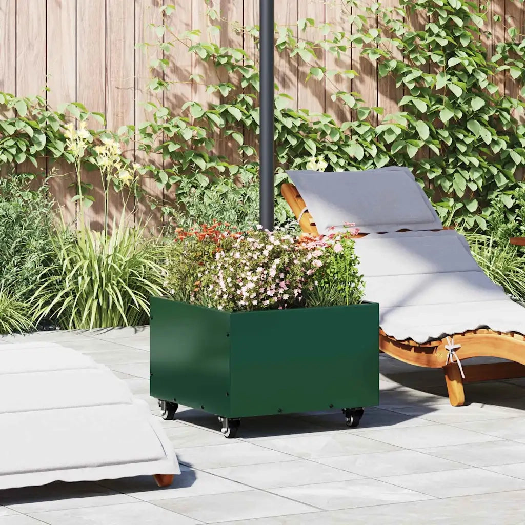 Base per ombrellone Verde 45 x 45 x 45 cm Acciaio 42010367