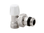 Detentore a Squadra 3/8" Raccordo 1/2" ICMA Art.837 Per Radiatore