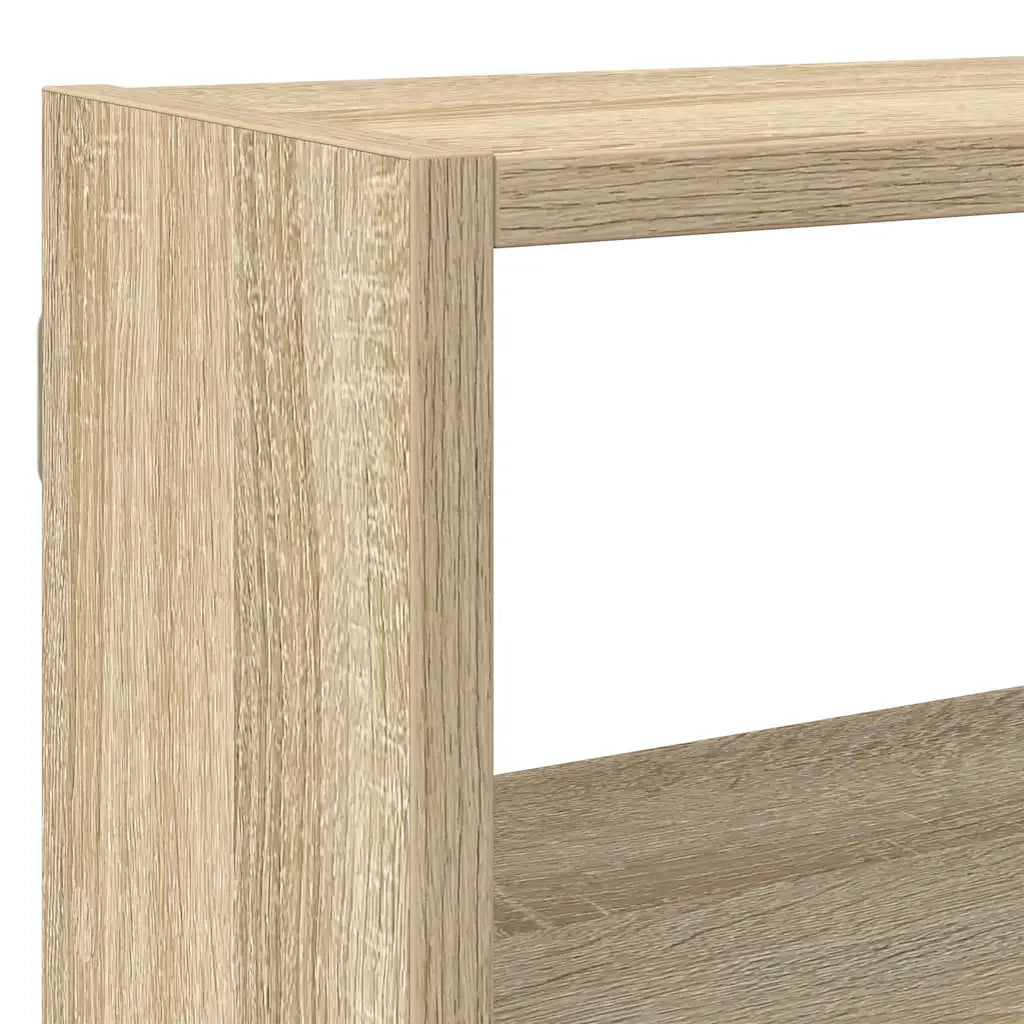 vidaXL Mensola a Cubo da Parete 7 Scomparti Truciolato Rovere Sonoma