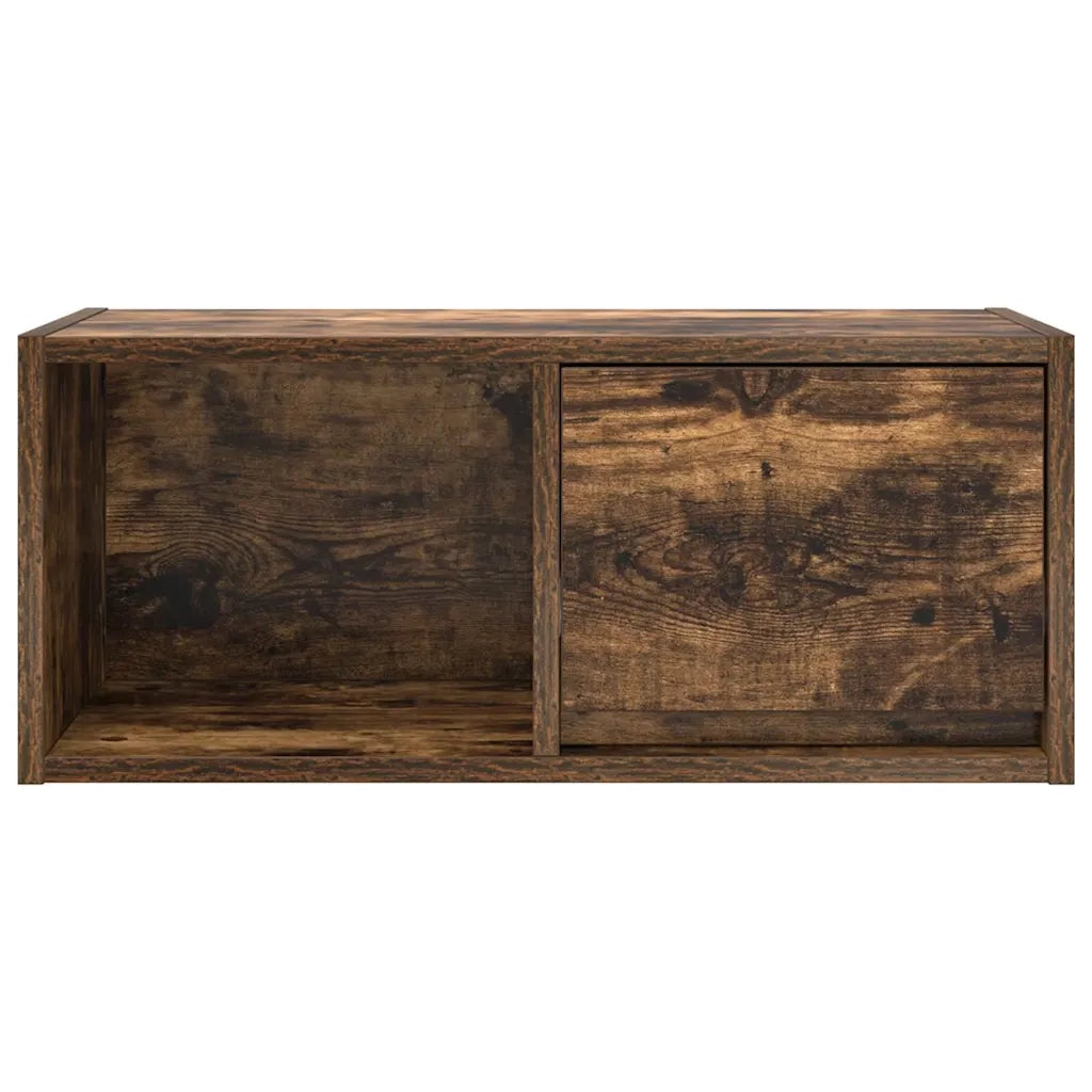 Mobili TV 2 pz Rovere Fumo 60x31x25,5 cm Legno Multistrato 861445