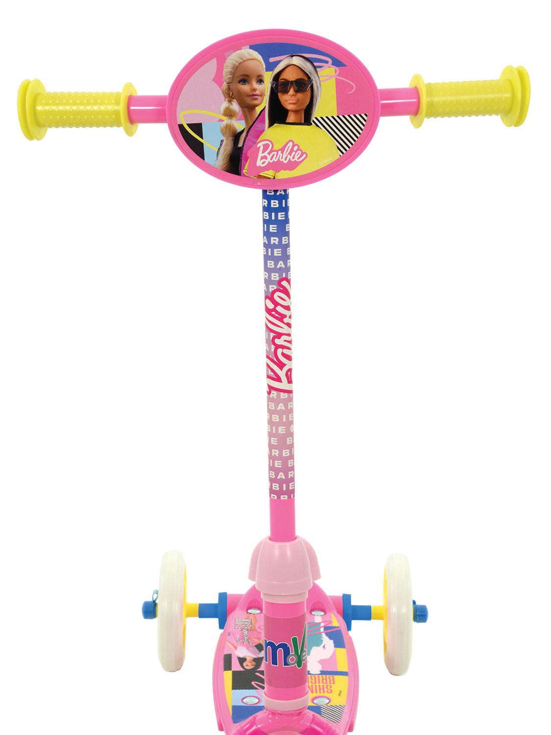 Monopattino a 3 Ruote Ruote in EVA antiforatura Barbie Rosa