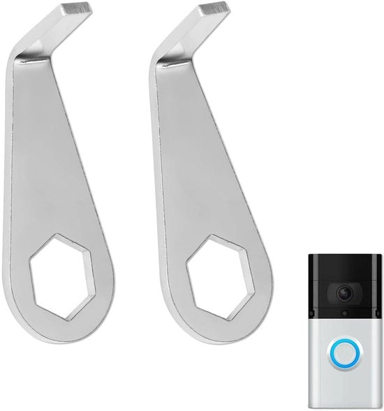 2 Stuks Chiave di Ricambio per Videocitofono in Acciaio Inossidabile