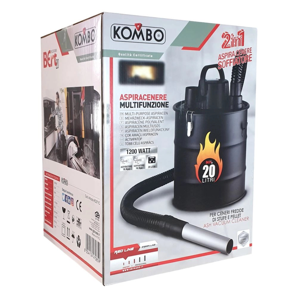 Aspiracenere/Soffiatore 1200W 20lt