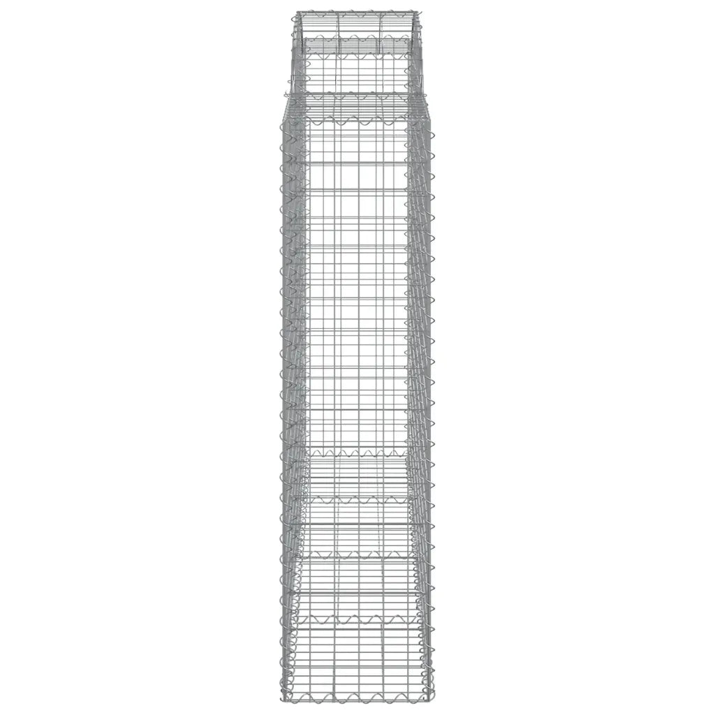 Cesti Gabbioni ad Arco 18 pz 200x50x160/180 cm Ferro Zincato 3146397