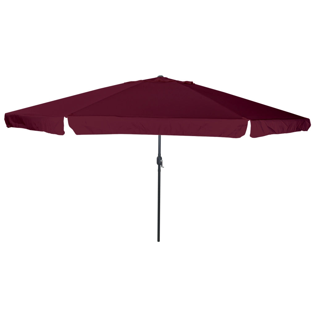 Ombrellone da Giardino Ã¸395x245 cm Bordeaux