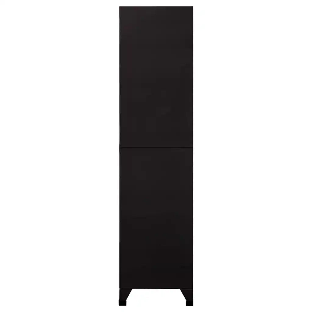 Armoire à casiers Noir 90x45x180 cm Acier