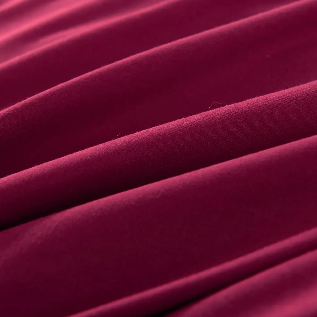 Set Copripiumino Rosso Bordò 155x220/80x80 cm 132433