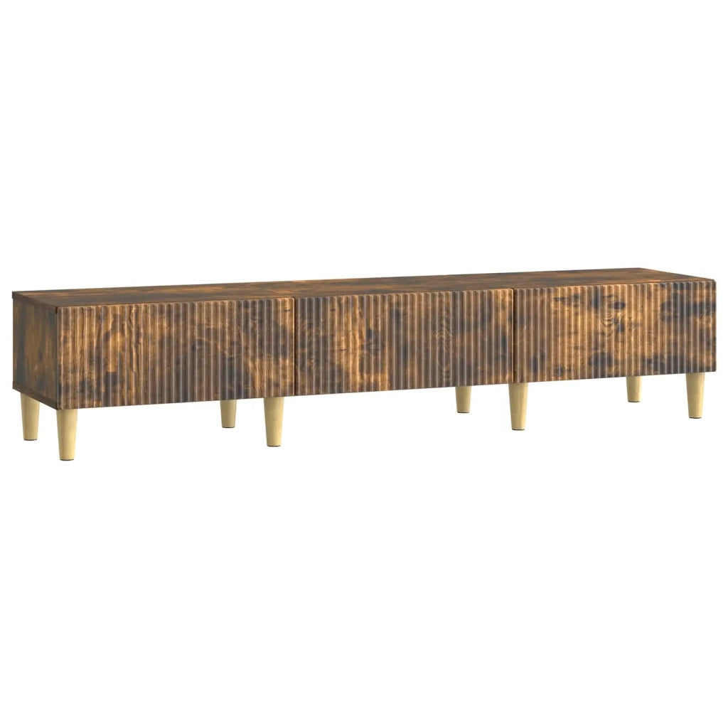Mobile TV-Credenza per TV Rovere Fumo 147 x 34,5 x 30 cm Legno ingegnerizzato 682038