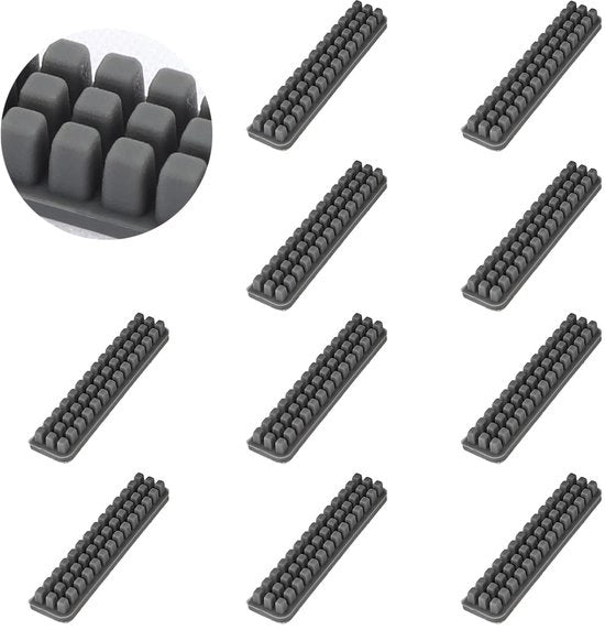 Set di 10 spazzole di pulizia Lab A1, set di pennelli in silicone, attrezzatura di pulizia per olio di bambù A1, spazzola in silicone, spazzola di pulizia per stampante 3D (non compatibile con Bambu A1 Mini)