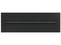 Camino a Vapore Elettrico da Incasso 120x48,5x33 cm Invapo Insert con Ricarica Automatica e LED RGB Nero