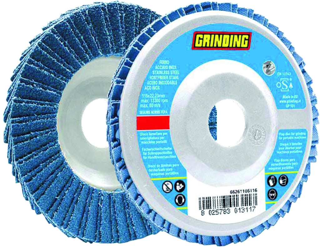 Grinding DISCO LAMELLARE Ø mm. 115 x 22,23 grana 40 10.00 pz