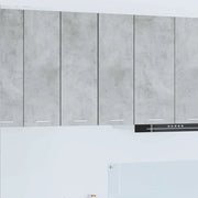 Armadio pensile Grigio Cemento e Bianco 30 x 31 x 80 cm 884248
