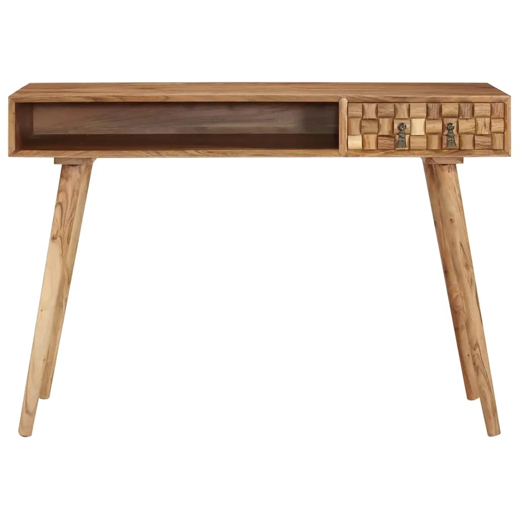 Scrivania 110x50x76 cm in Legno Massello di Acacia 338434