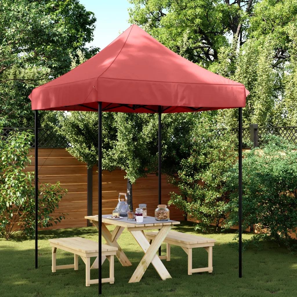 Tenda da Festa Pieghevole Pop-Up Bordò 200x200x306 cm 4004987