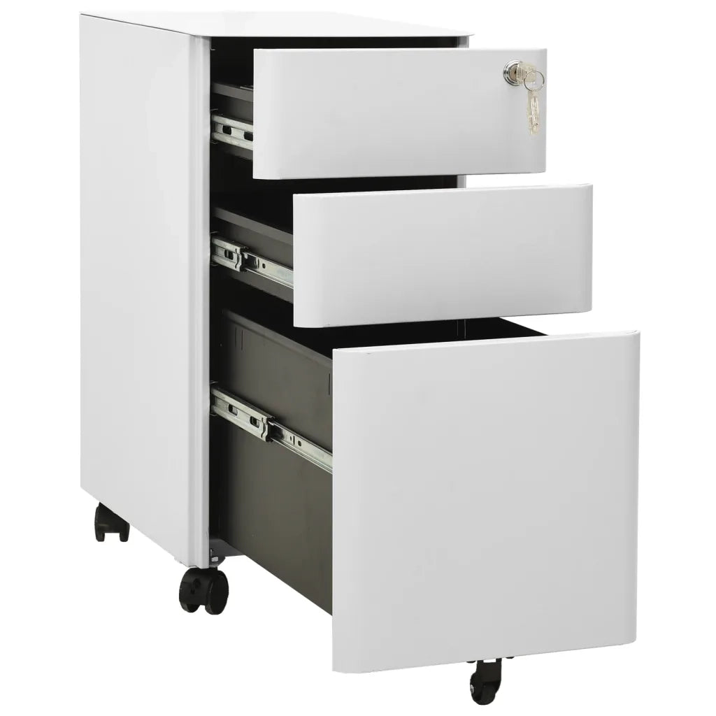Schedario Mobile Grigio Chiaro 30x45x59 cm in Acciaio cod mxl 69071