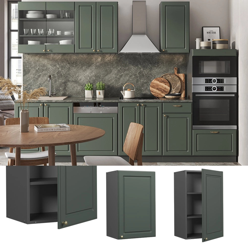 Pensile da cucina Fame-Line Verde-oro rustico/Antracite 45 cm Vicco