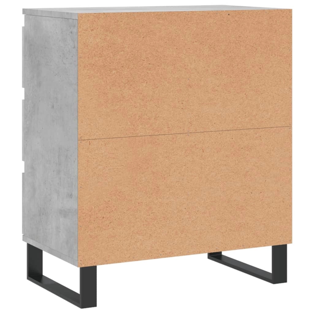 Buffet credenza cassettiera armadio mobile contenitore organizer per cucina soggiorno salotto 60 x 35 x 70 cm legno ingegnerizzato grigio 02_0031981