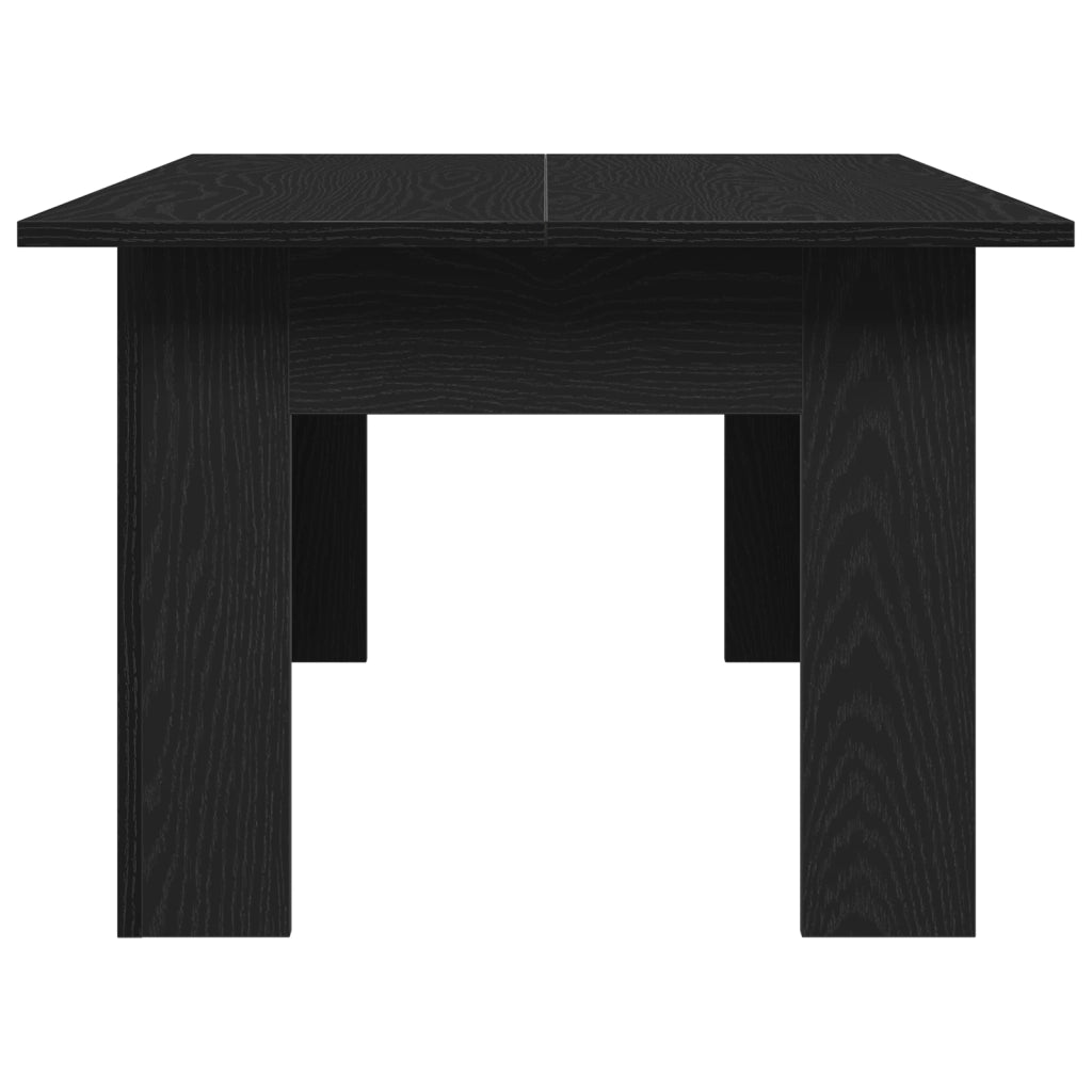 Tavolino da caffÃ¨  Nero Rovere 100x60x42 cm in legno ingegnerizzato