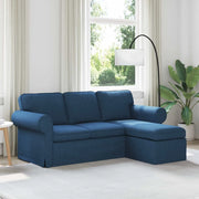 Divano Blu 195 x 138 x 80 cm Tessuto 42024333