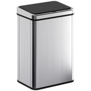 Cestino Automatico 40L in Acciaio Inossidabile ¨C Zephmum ¨C 35,5x26x55 cm Argento