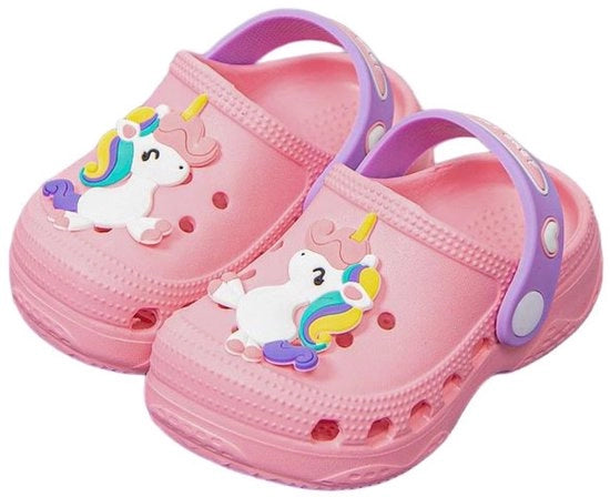 Sandali per bambini con fori - graziose scarpe da bagno per bambini in giardino - sandali con chiusura - scarpe da spiaggia leggere per bambini outdoor - estive sandali con tocco morbido per bambini - misura 18