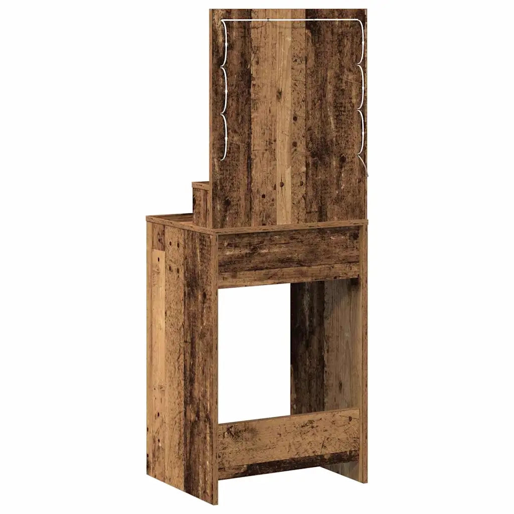 Tavolo da Trucco con cassetto Legno vecchio 50 x 41 x 135 cm 865098