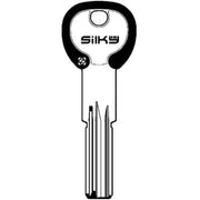 Chiave Punzonata Agb AGB8DZ Silky Silca Ottone Nichelato 5 Pezzi