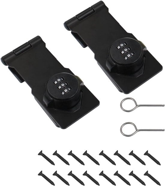 2 Stuks Slot Meccanici per Sicurezza della Porta