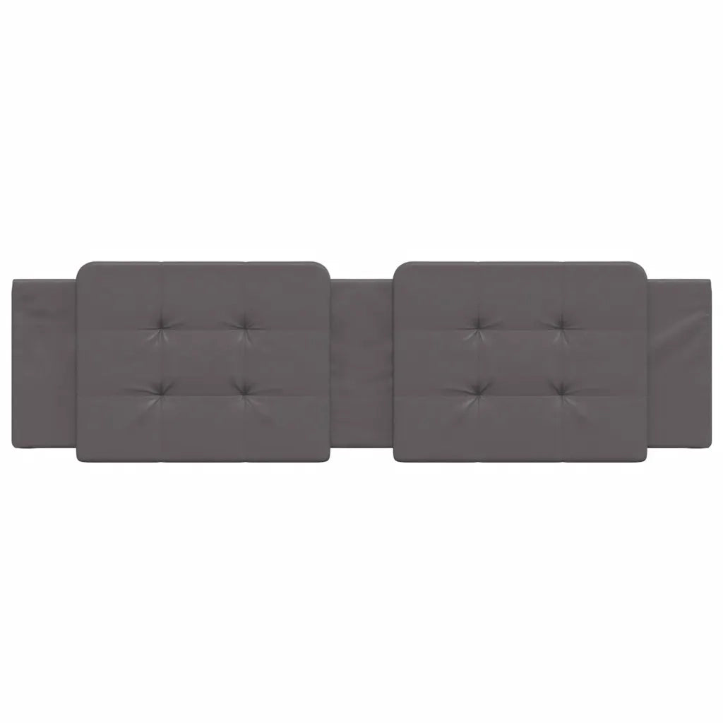 Cuscino Testiera Grigio 180 cm in Similpelle