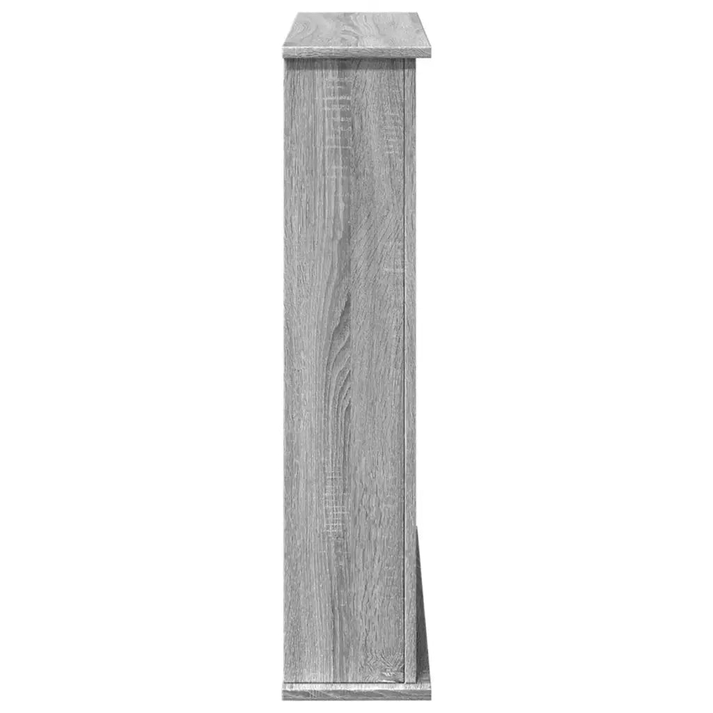 Cornice per Camino-Rivestimento per Camino Grigio Sonoma 75x20x87,5 cm in Truciolato