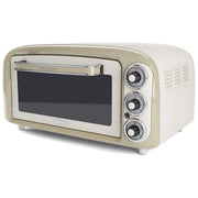 Ariete 979 - Fornetto elettrico 18 L, Potenza 1380 W, Funzioni di cottura: ventilato, grill e statica, Timer 60 minuti, Termostato regolabile fino a 230 °C, Linea Vintage, Colore Beige