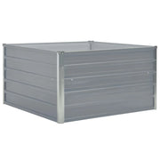 Fioriera 100 x 100 x 45 cm acciaio zincato grigio 02_0000784