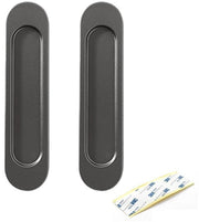 Maniglie per porta in alluminio - 2 pezzi - autoadesivi - stile moderno - maniglie occulte - alta resistenza alla rottura - maniglie per porta