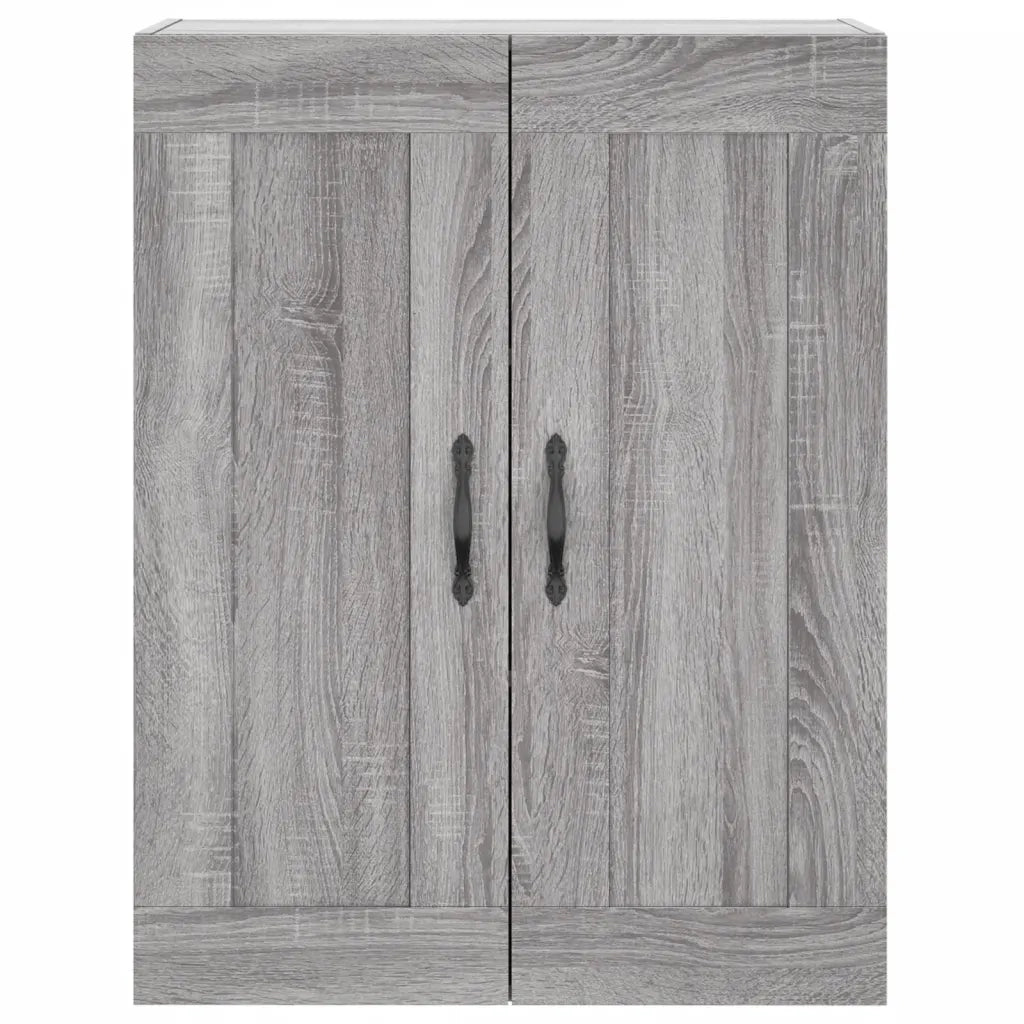 Credenza Grigio Sonoma 69,5x34x180 cm in Legno Multistrato 3200039
