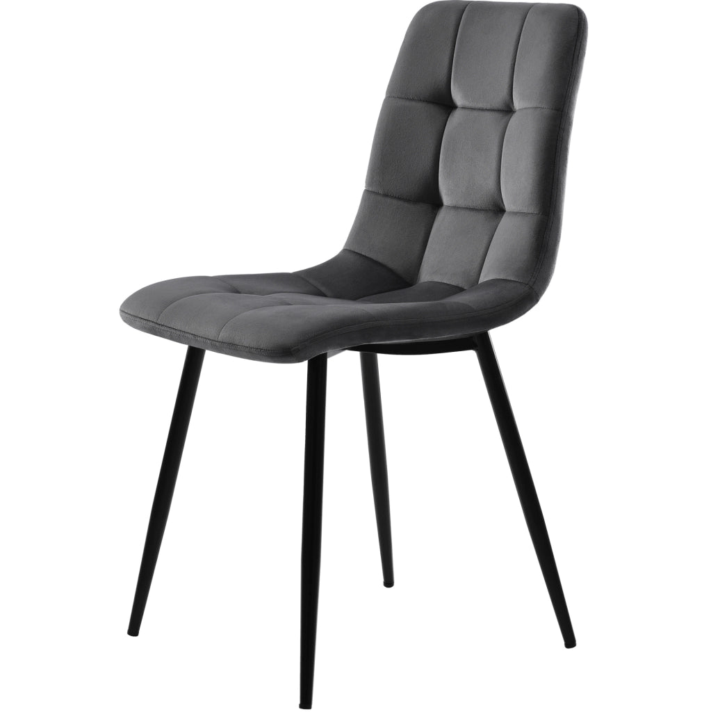 Set da pranzo 80x80x76 cm con tavolo rotondo e 4 sedie; piano effetto marmo; metallo; velluto nero e grigio