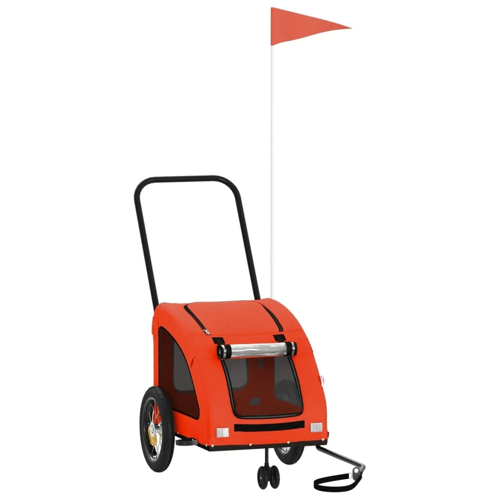 Rimorchio/carrello per animali domestici arancione 02_0044334