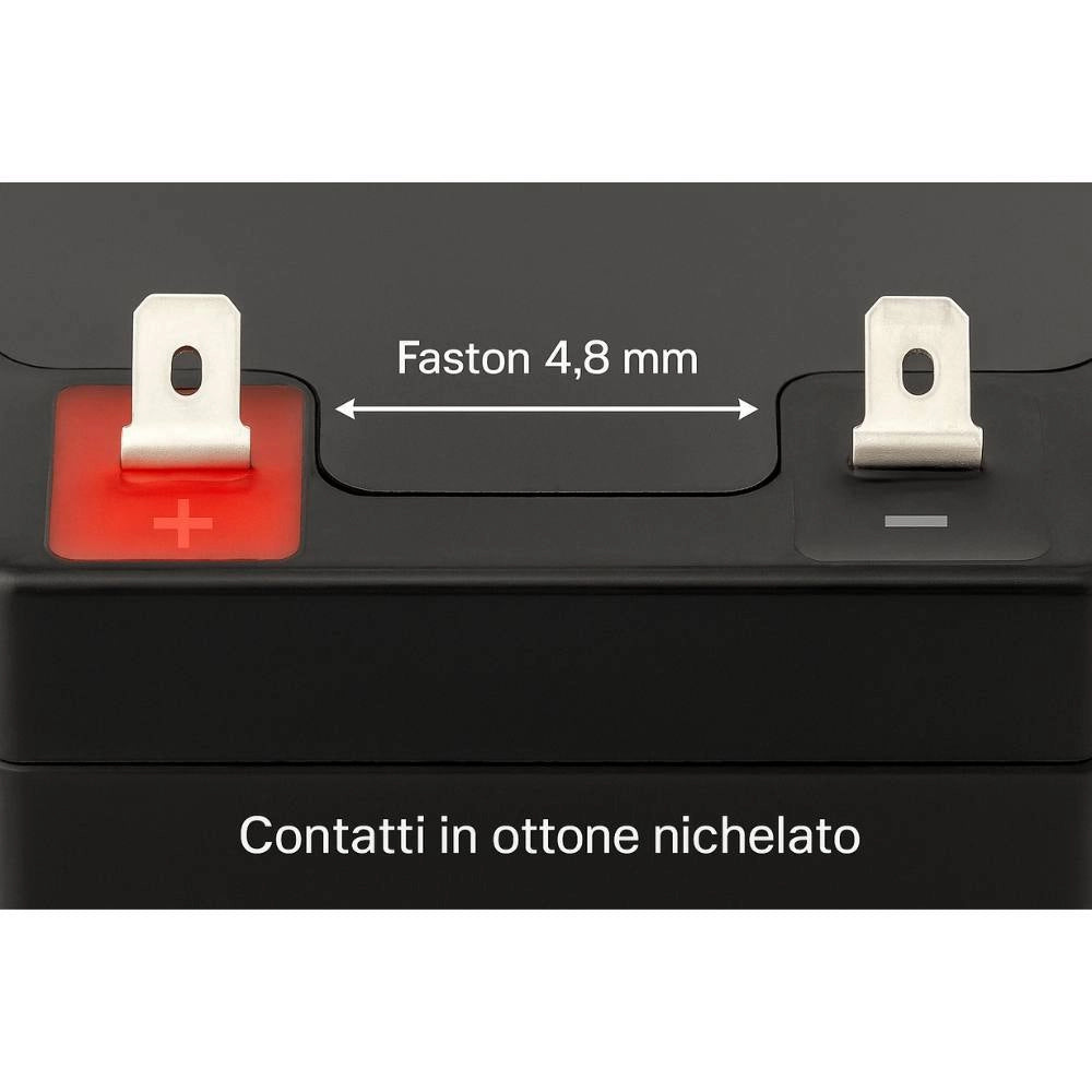Batteria piombo 12v 4.5ah matsuyama hz155 sigillata compatta