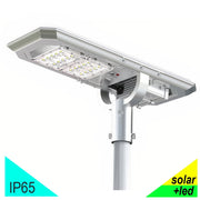 TECHNO Proiettore Faro Solare Led per Lampioni 2000Lm Con Pannello Incorporato