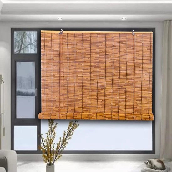 Jaloezie in Bambù - Tappeto di Rete - Creare la Privacy - Materiale Naturale - 200x130CM - Naturale