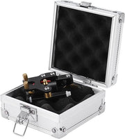 Set di tatuaggi portatile con coperchio in alluminio con chiusura e spugna per macchina da tatuaggi - accessorio per tatuaggi