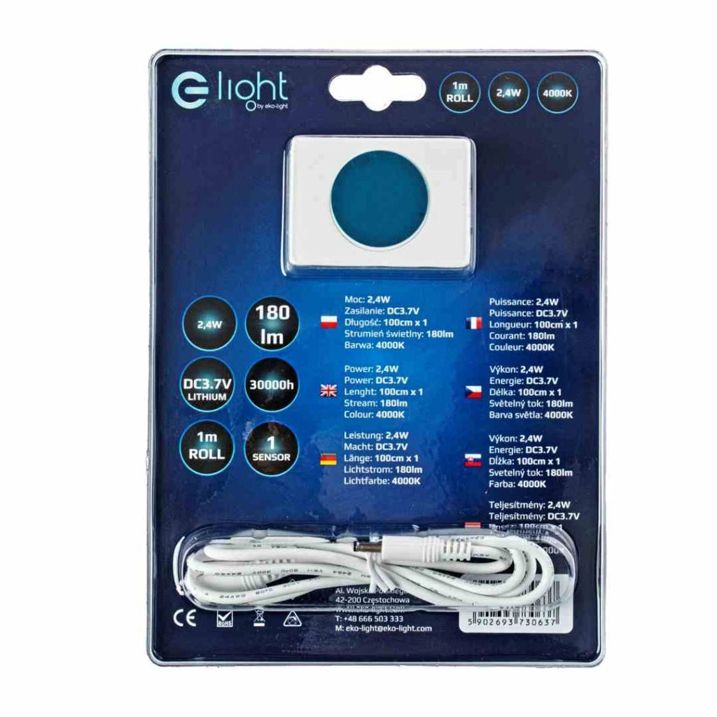 Striscia LED flessibile bianco neutro 1 m Eko-Light EKZ0637