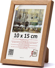 Lista Fotografica Miele - 10x15 cm - Lista in Legno con Vetrata Acrilica