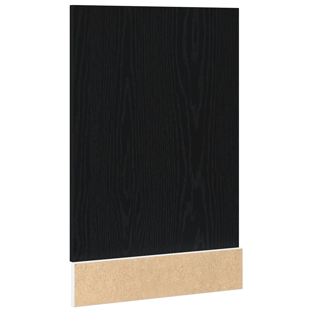 vidaXL Pannello Lavastoviglie “Lyon” Rovere Nero 45x1,5x67 cm