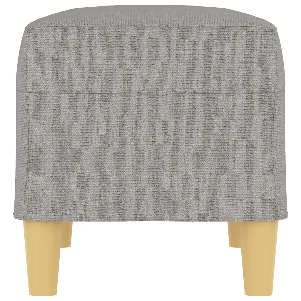 Panca Grigio chiaro 70x35x41 cm in Tessuto 349367